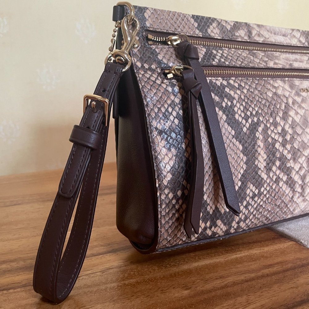 Coach Madison Python Clutch - image 2